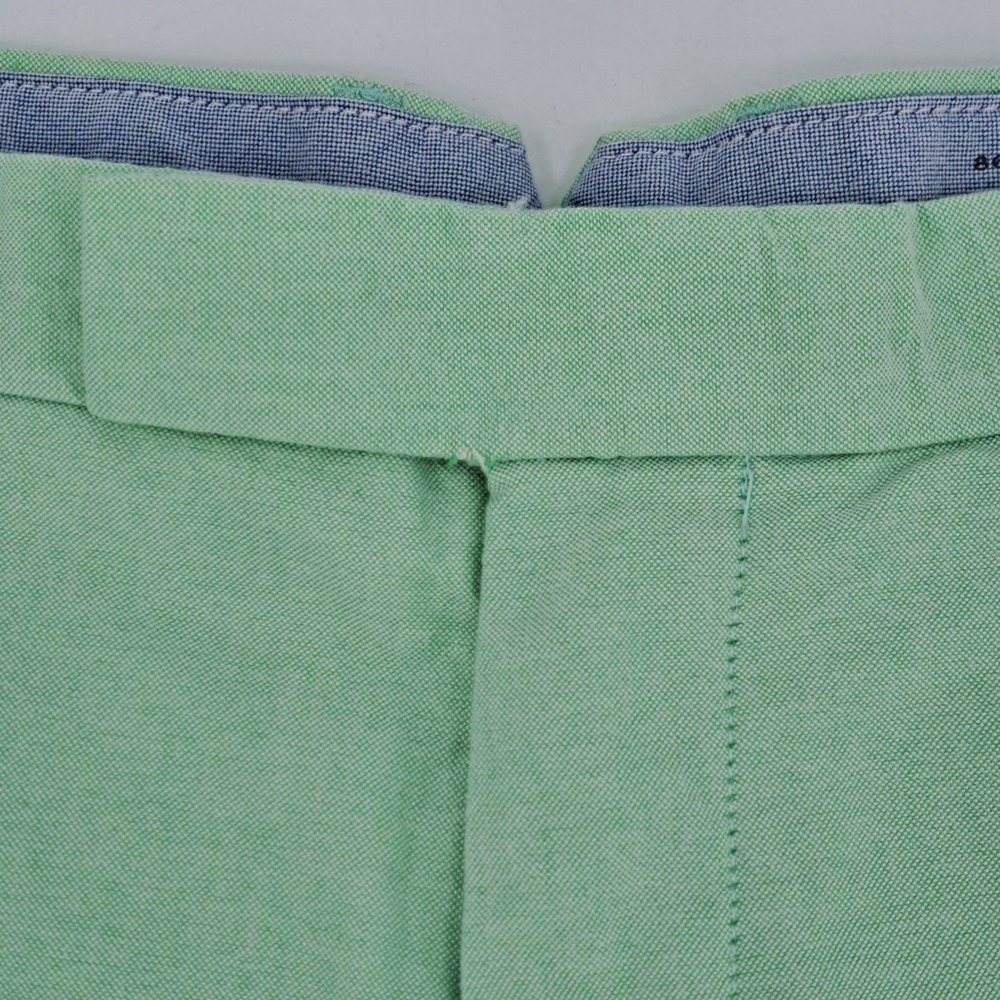 Polo Ralph Lauren Shorts Mens 36 Cotton Mint Green Oxford Flat Front Chino 9" - Picture 2 of 9